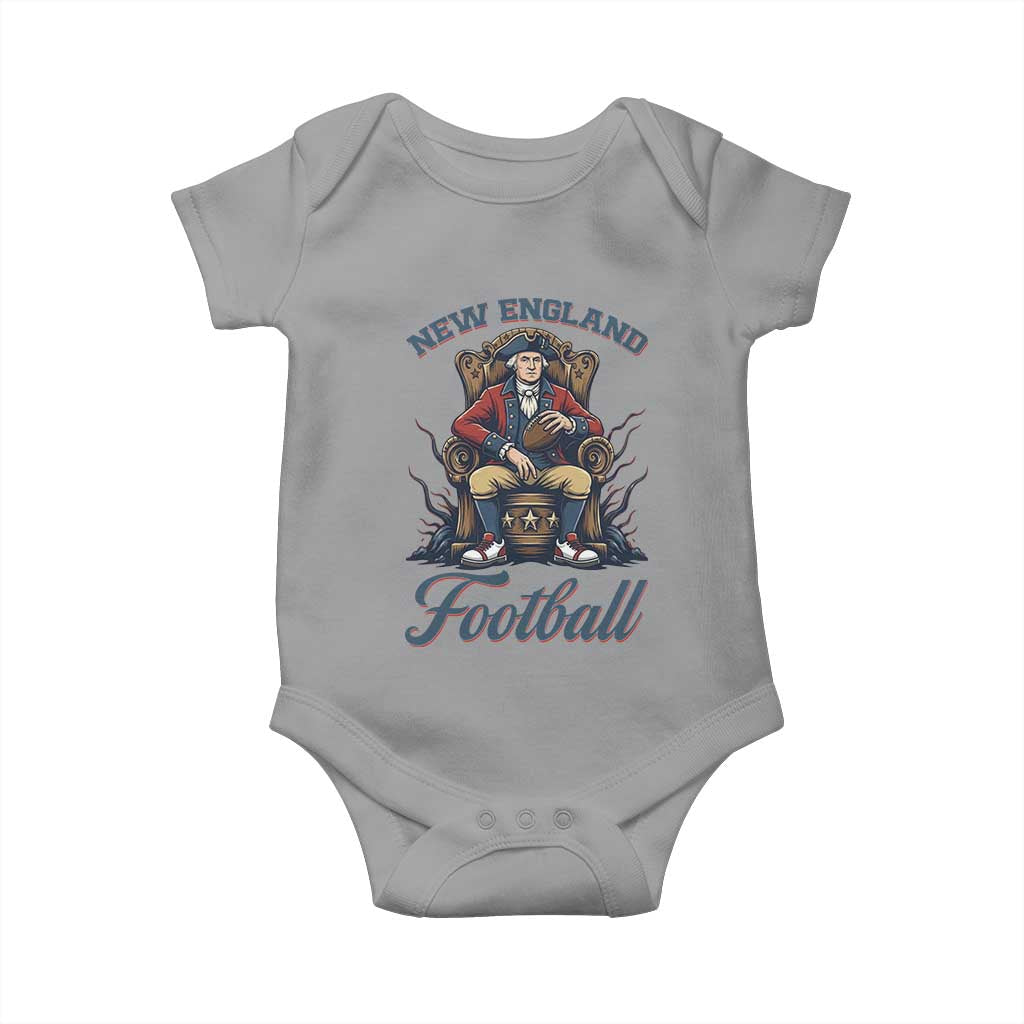 Funny George Washington NE Football Lover Gift Baby Onesie TS12 Sport Gray Print Your Wear