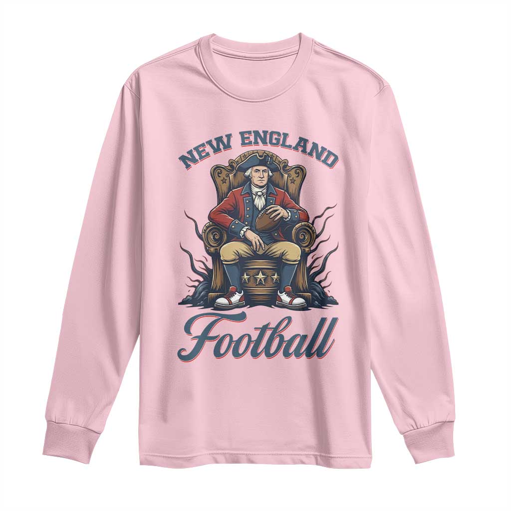 Funny George Washington NE Football Lover Gift Long Sleeve Shirt TS12 Light Pink Print Your Wear