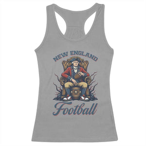 Funny George Washington NE Football Lover Gift Racerback Tank Top TS12 Sport Gray Print Your Wear