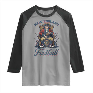 Funny George Washington NE Football Lover Gift Raglan Shirt TS12 Sport Gray Black Print Your Wear