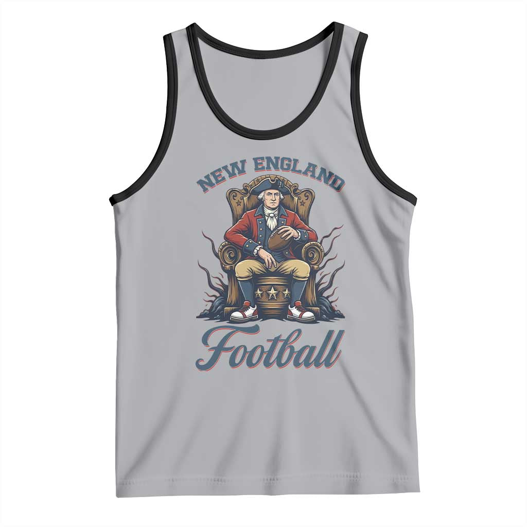 Funny George Washington NE Football Lover Gift Tank Top TS12 Athletic Heather Black Print Your Wear