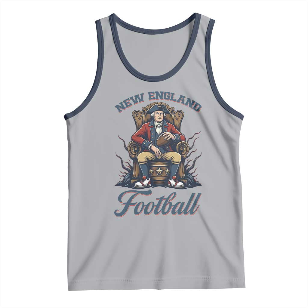Funny George Washington NE Football Lover Gift Tank Top TS12 Athletic Heather Navy Print Your Wear