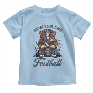 Funny George Washington NE Football Lover Gift Toddler T Shirt TS12 Light Blue Print Your Wear
