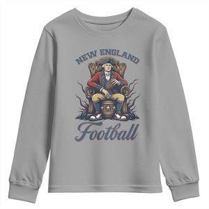 Funny George Washington NE Football Lover Gift Youth Sweatshirt TS12 Sport Gray Print Your Wear