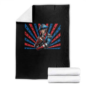 Vintage George Washington Football Throw Blanket NE Pride Gift TS12 Black Print Your Wear