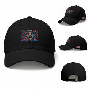 Vintage George Washington Football Baseball Cap NE Pride Gift TS12 Baseball Cap Universal Fit Black Print Your Wear