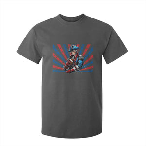 Vintage George Washington Football T Shirt For Kid NE Pride Gift TS12 Dark Heather Print Your Wear