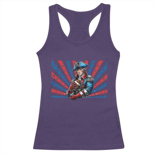 Vintage George Washington Football Racerback Tank Top NE Pride Gift TS12 Purple Print Your Wear