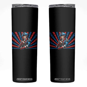 Vintage George Washington Football Skinny Tumbler NE Pride Gift TS12 Black Print Your Wear