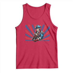 Vintage George Washington Football Tank Top NE Pride Gift TS12 Red Print Your Wear
