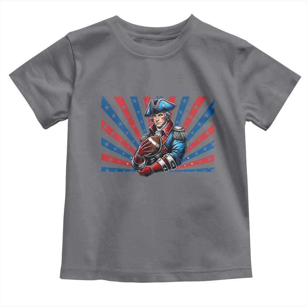 Vintage George Washington Football Toddler T Shirt NE Pride Gift TS12 Charcoal Print Your Wear