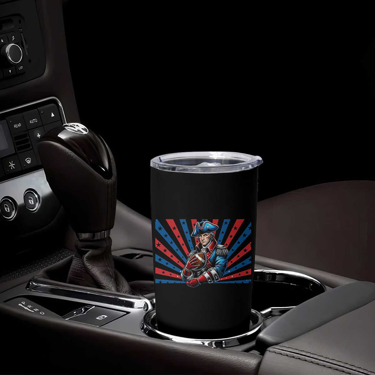 Vintage George Washington Football Tumbler Cup NE Pride Gift TS12 Print Your Wear