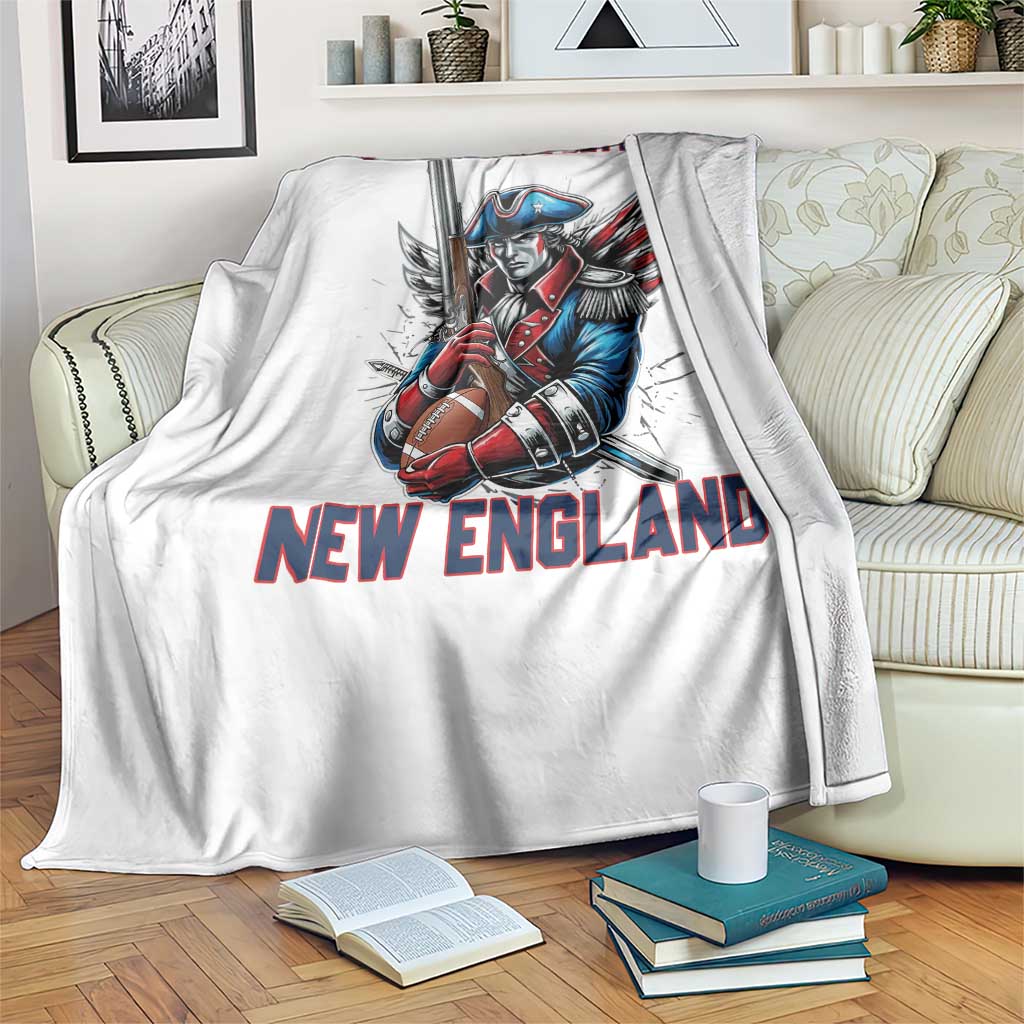 Funny George Washington Football Lover Gift Throw Blanket Sundays Are Better In New England TS12 Print Your Wear