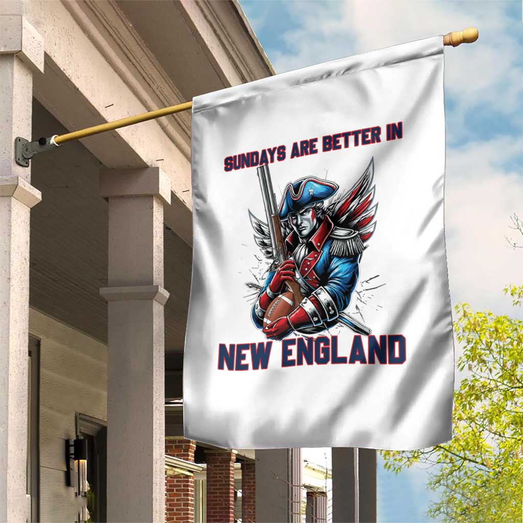 Funny George Washington Football Lover Gift Garden Flag Sundays Are Better In New England TS12 Print Your Wear