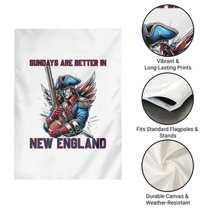 Funny George Washington Football Lover Gift Garden Flag Sundays Are Better In New England TS12 Print Your Wear