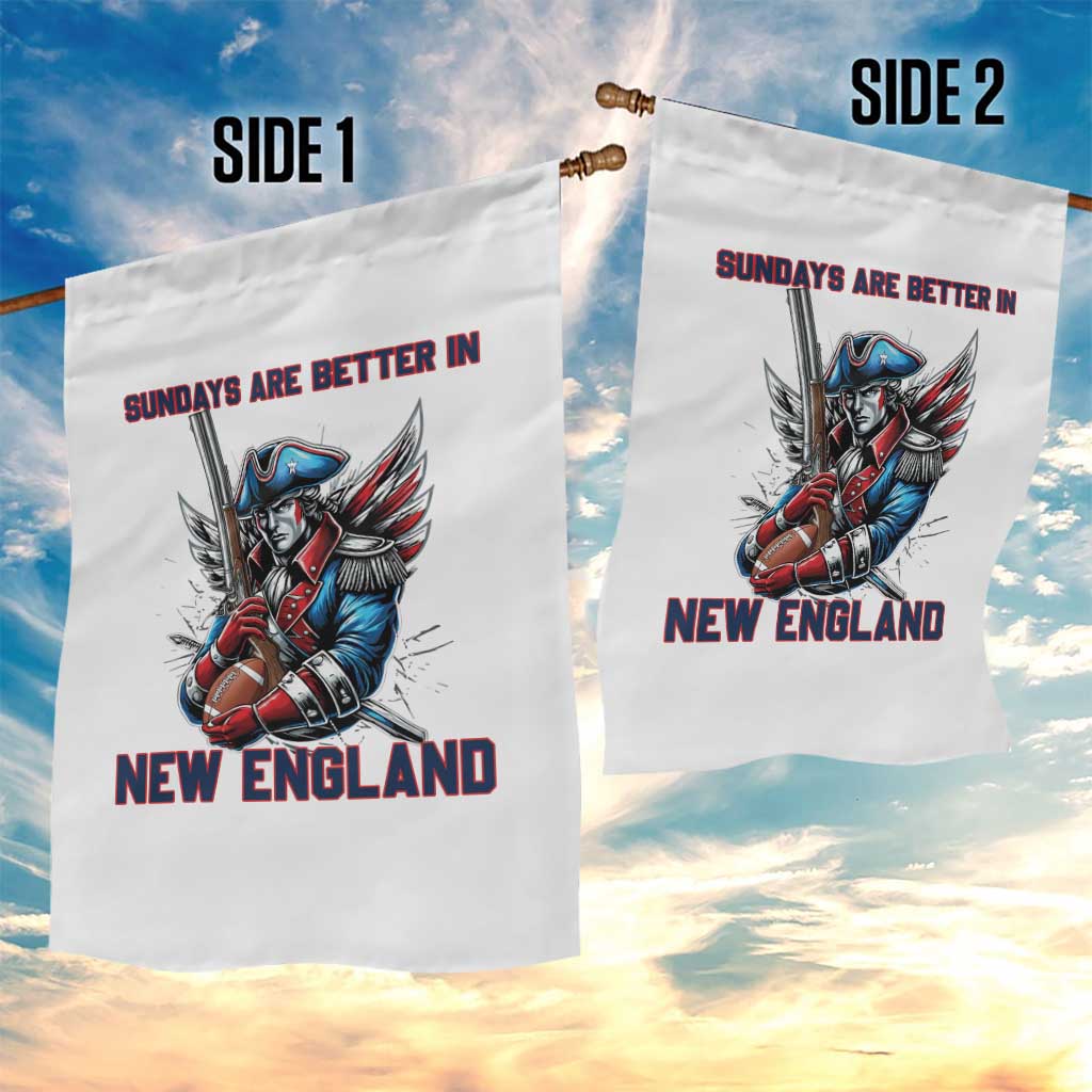 Funny George Washington Football Lover Gift Garden Flag Sundays Are Better In New England TS12 Print Your Wear