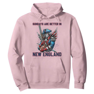 Funny George Washington Football Lover Gift Hoodie Sundays Are Better In New England TS12 Light Pink Print Your Wear