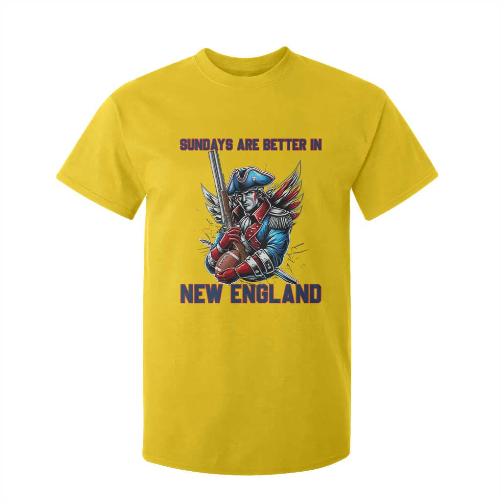 Funny George Washington Football Lover Gift T Shirt For Kid Sundays Are Better In New England TS12 Daisy Print Your Wear