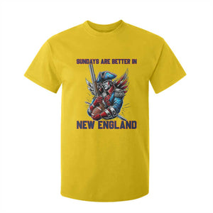 Funny George Washington Football Lover Gift T Shirt For Kid Sundays Are Better In New England TS12 Daisy Print Your Wear
