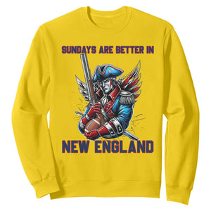 Funny George Washington Football Lover Gift Sweatshirt Sundays Are Better In New England TS12 Daisy Print Your Wear