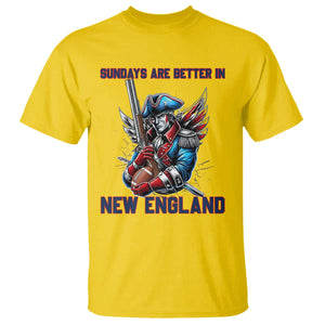 Funny George Washington Football Lover Gift T Shirt Sundays Are Better In New England TS12 Daisy Print Your Wear