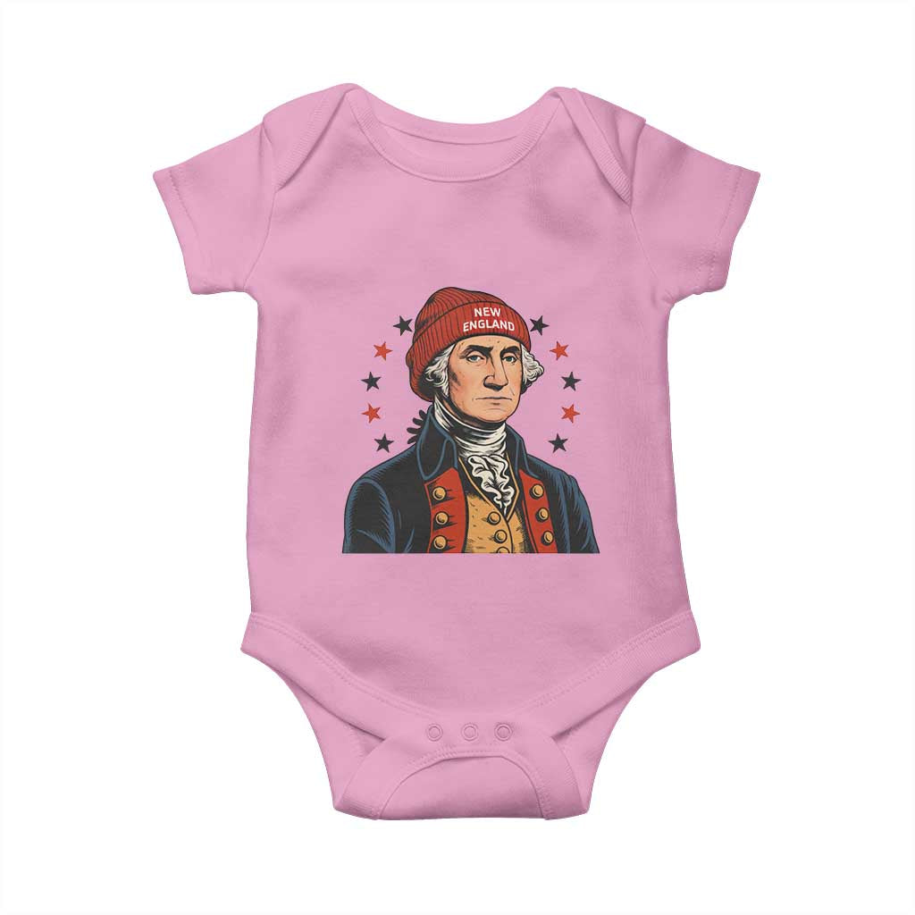 George Washington NE Football Fan Baby Onesie Vintage Colonial Gift TS12 Light Pink Print Your Wear
