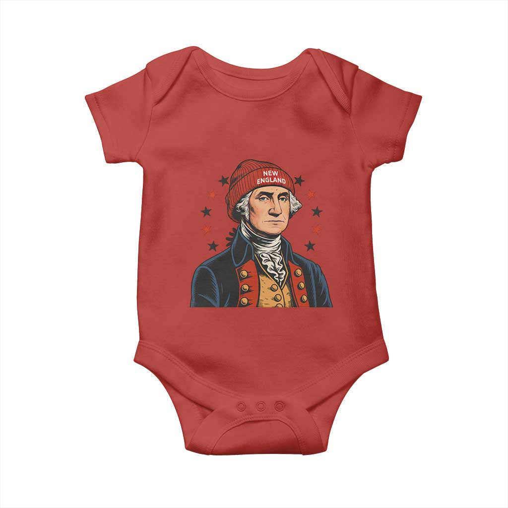 George Washington NE Football Fan Baby Onesie Vintage Colonial Gift TS12 Red Print Your Wear