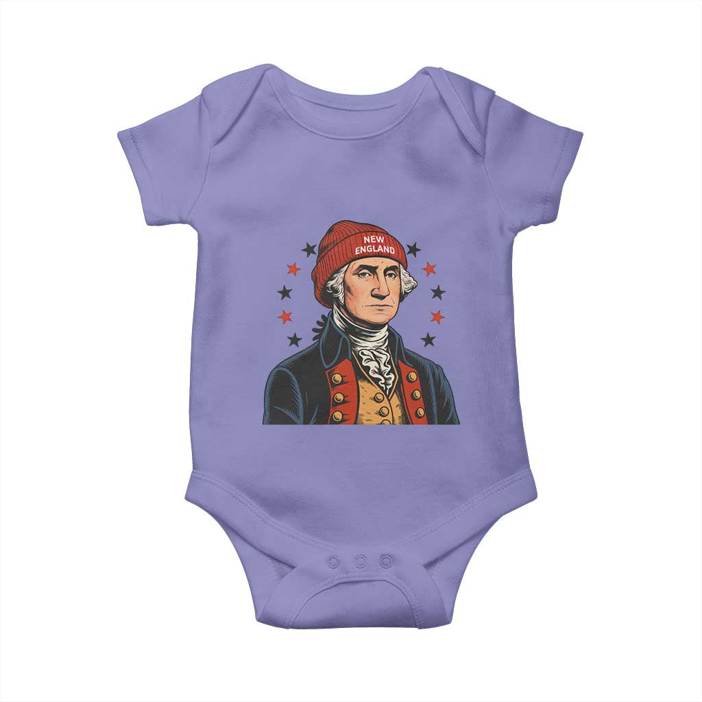George Washington NE Football Fan Baby Onesie Vintage Colonial Gift TS12 Violet Print Your Wear