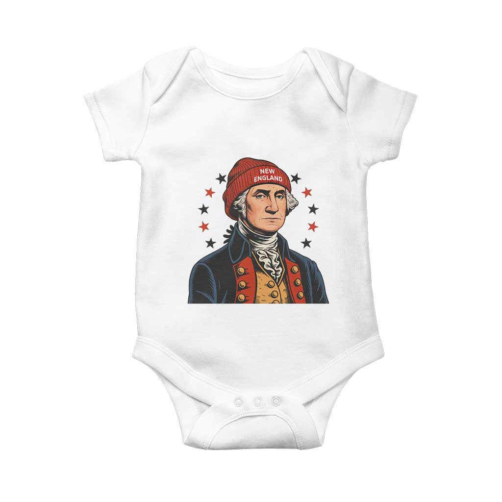 George Washington NE Football Fan Baby Onesie Vintage Colonial Gift TS12 White Print Your Wear