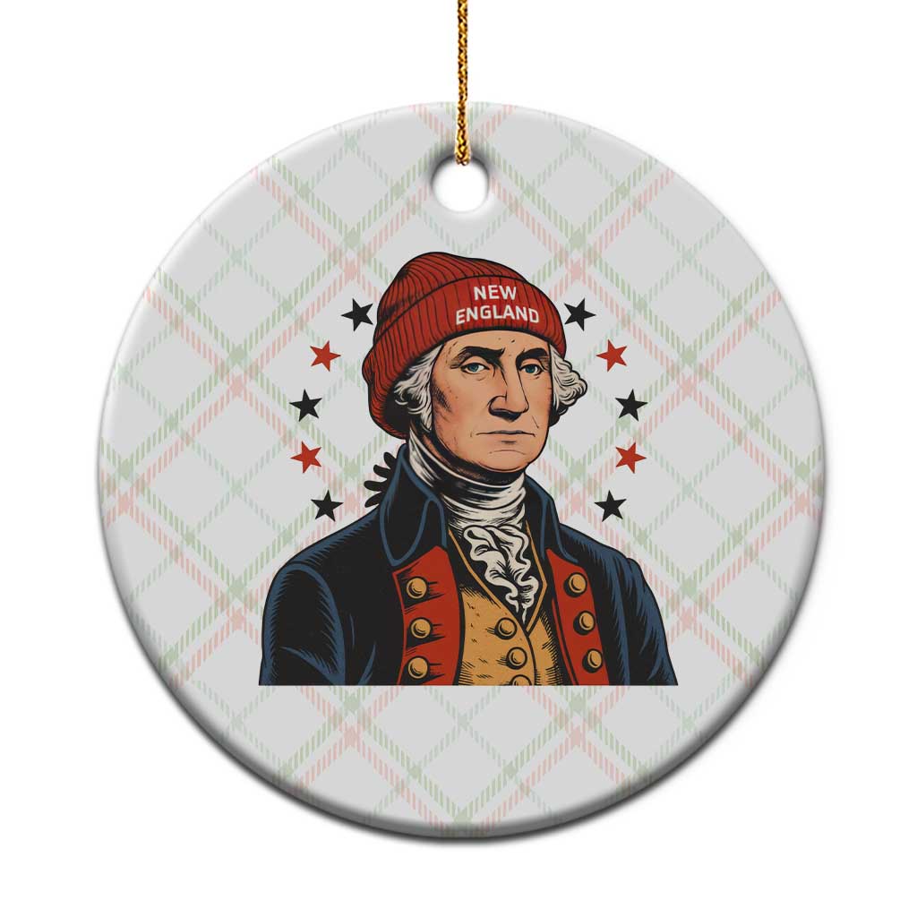George Washington NE Football Fan Ceramic Ornament Vintage Colonial Gift TS12 1pc Christmas Plaid Print Your Wear