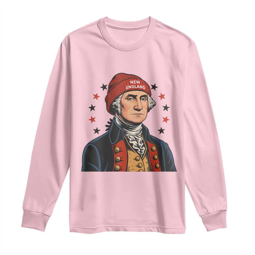 George Washington NE Football Fan Long Sleeve Shirt Vintage Colonial Gift TS12 Light Pink Print Your Wear