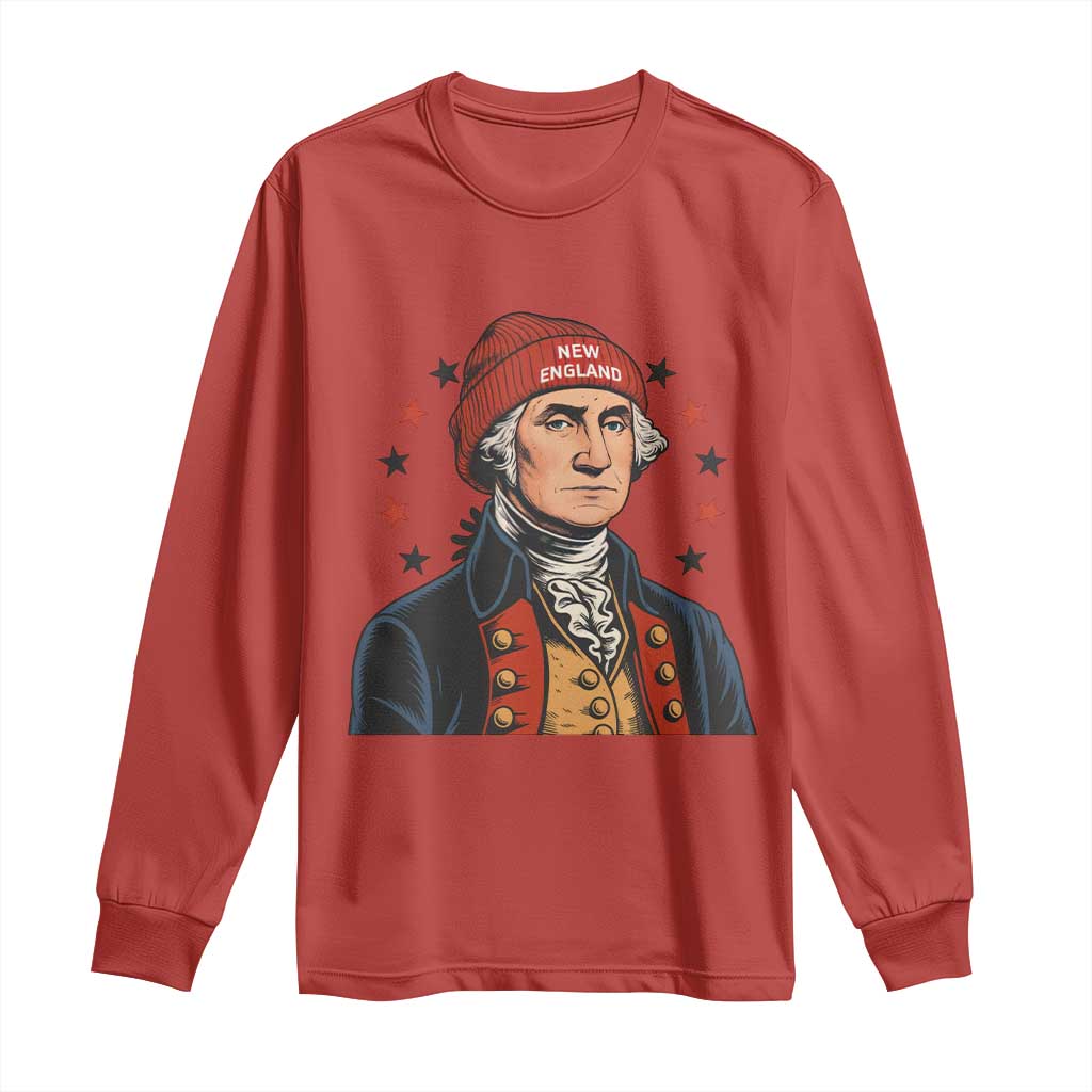 George Washington NE Football Fan Long Sleeve Shirt Vintage Colonial Gift TS12 Red Print Your Wear