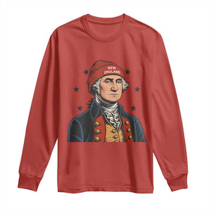 George Washington NE Football Fan Long Sleeve Shirt Vintage Colonial Gift TS12 Red Print Your Wear