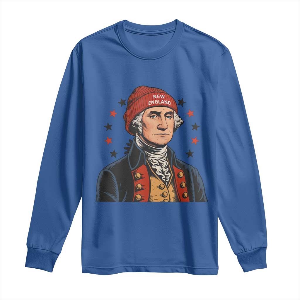 George Washington NE Football Fan Long Sleeve Shirt Vintage Colonial Gift TS12 Royal Blue Print Your Wear