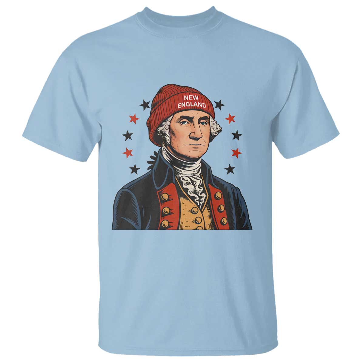 George Washington NE Football Fan T Shirt Vintage Colonial Gift TS12 Light Blue Print Your Wear
