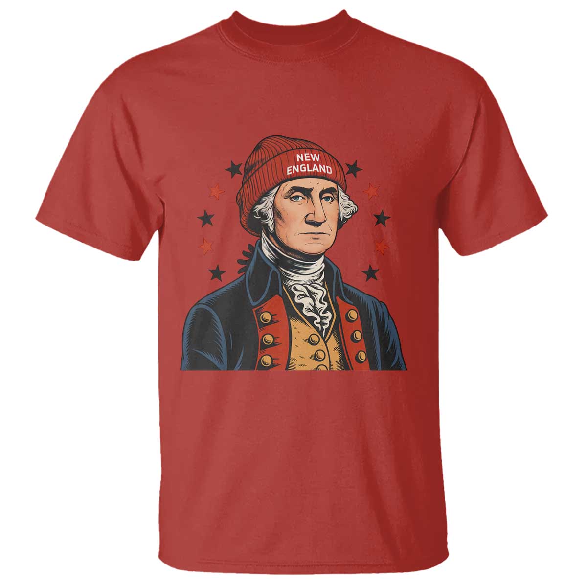 George Washington NE Football Fan T Shirt Vintage Colonial Gift TS12 Red Print Your Wear
