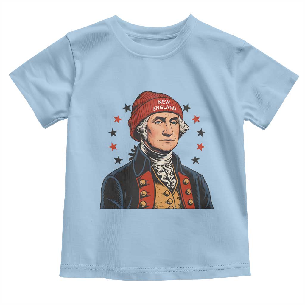George Washington NE Football Fan Toddler T Shirt Vintage Colonial Gift TS12 Light Blue Print Your Wear