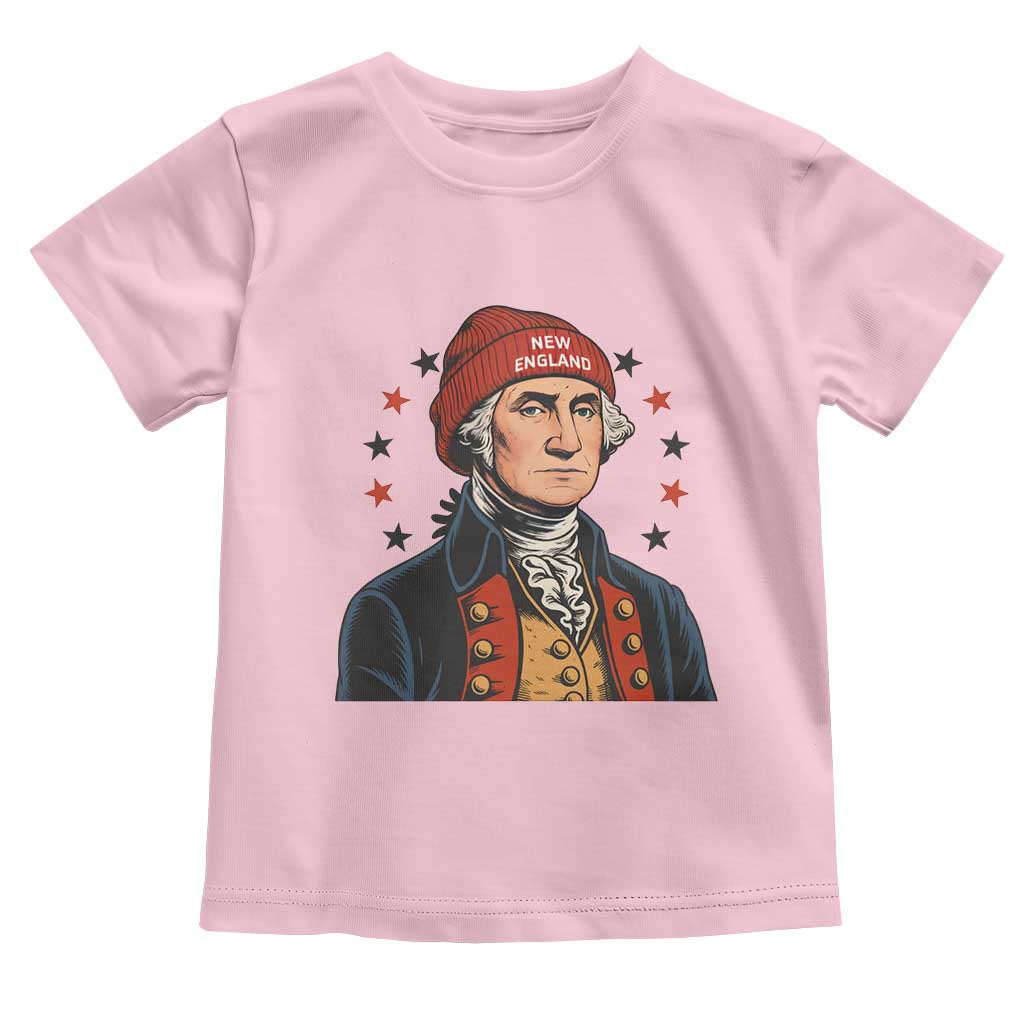 George Washington NE Football Fan Toddler T Shirt Vintage Colonial Gift TS12 Light Pink Print Your Wear