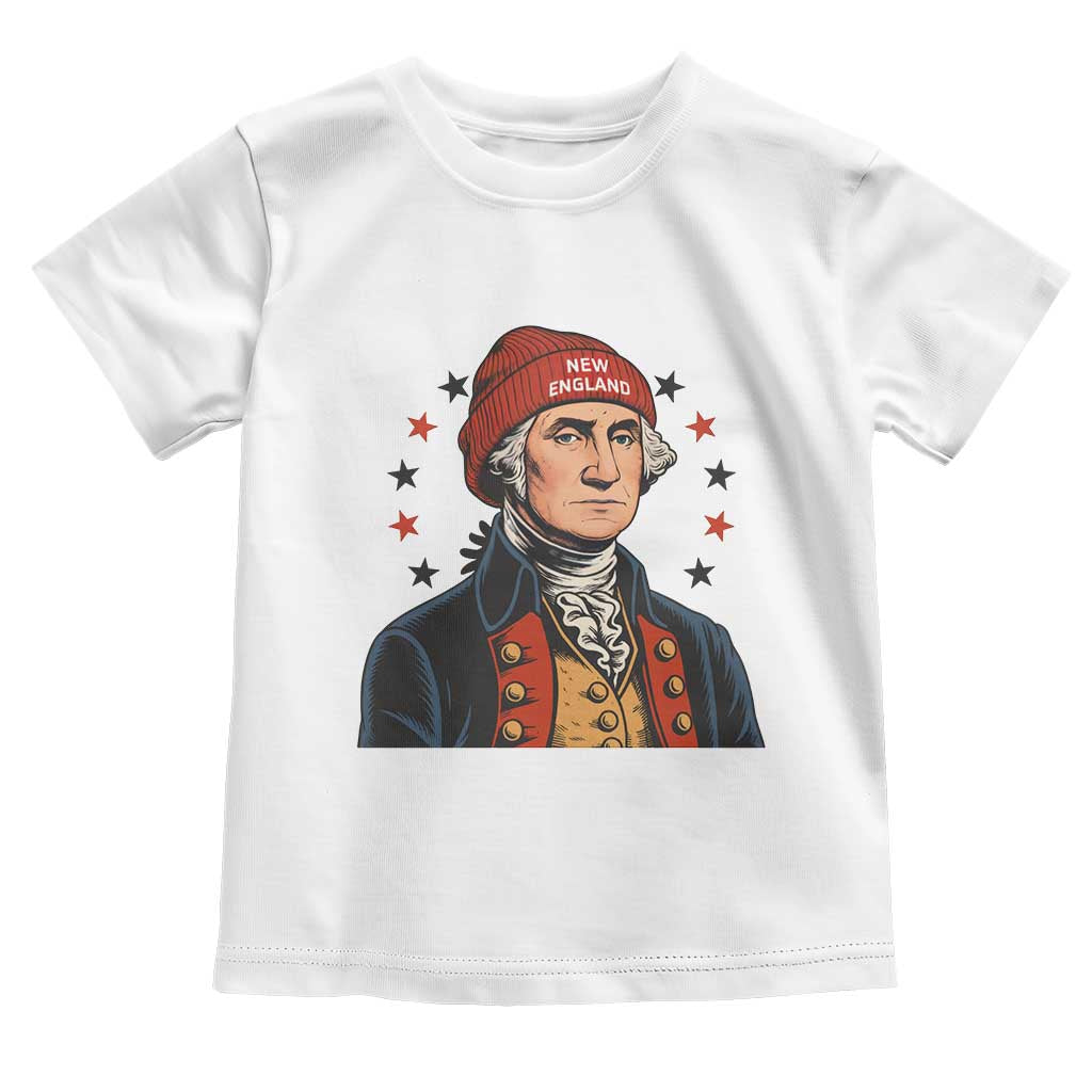 George Washington NE Football Fan Toddler T Shirt Vintage Colonial Gift TS12 White Print Your Wear