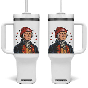 George Washington NE Football Fan Tumbler With Handle Vintage Colonial Gift TS12 One Size: 40 oz White Print Your Wear
