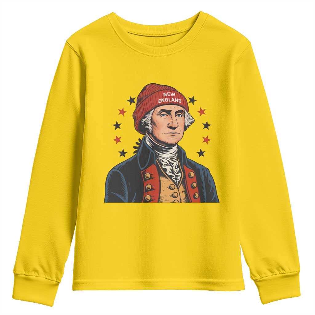 George Washington NE Football Fan Youth Sweatshirt Vintage Colonial Gift TS12 Daisy Print Your Wear