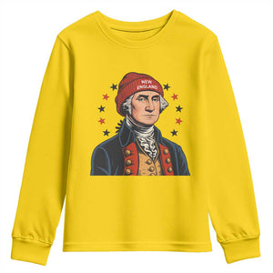 George Washington NE Football Fan Youth Sweatshirt Vintage Colonial Gift TS12 Daisy Print Your Wear