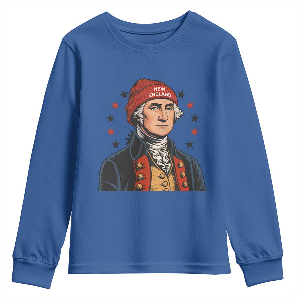 George Washington NE Football Fan Youth Sweatshirt Vintage Colonial Gift TS12 Royal Blue Print Your Wear