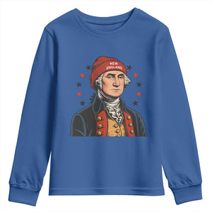 George Washington NE Football Fan Youth Sweatshirt Vintage Colonial Gift TS12 Royal Blue Print Your Wear