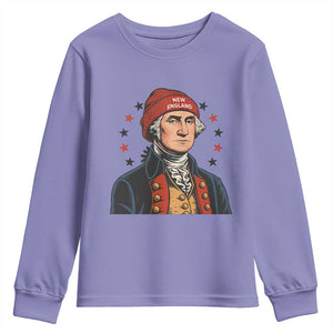George Washington NE Football Fan Youth Sweatshirt Vintage Colonial Gift TS12 Violet Print Your Wear