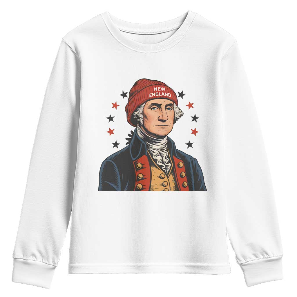 George Washington NE Football Fan Youth Sweatshirt Vintage Colonial Gift TS12 White Print Your Wear