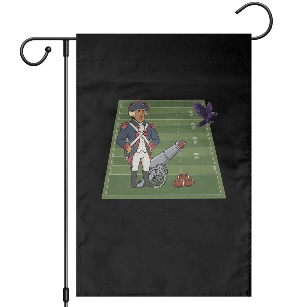 George Washington Vs The Purple Crow Rivalry Garden Flag NE Football Gift TS12 Black Print Your Wear