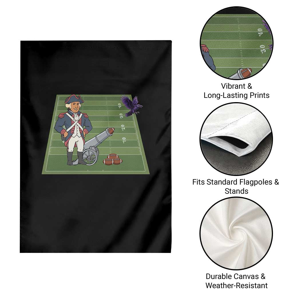 George Washington Vs The Purple Crow Rivalry Garden Flag NE Football Gift TS12 Print Your Wear