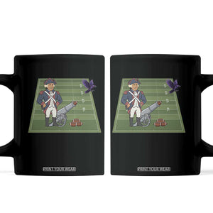 George Washington Vs The Purple Crow Rivalry Coffee Mug NE Football Gift TS12 Black Print Your Wear