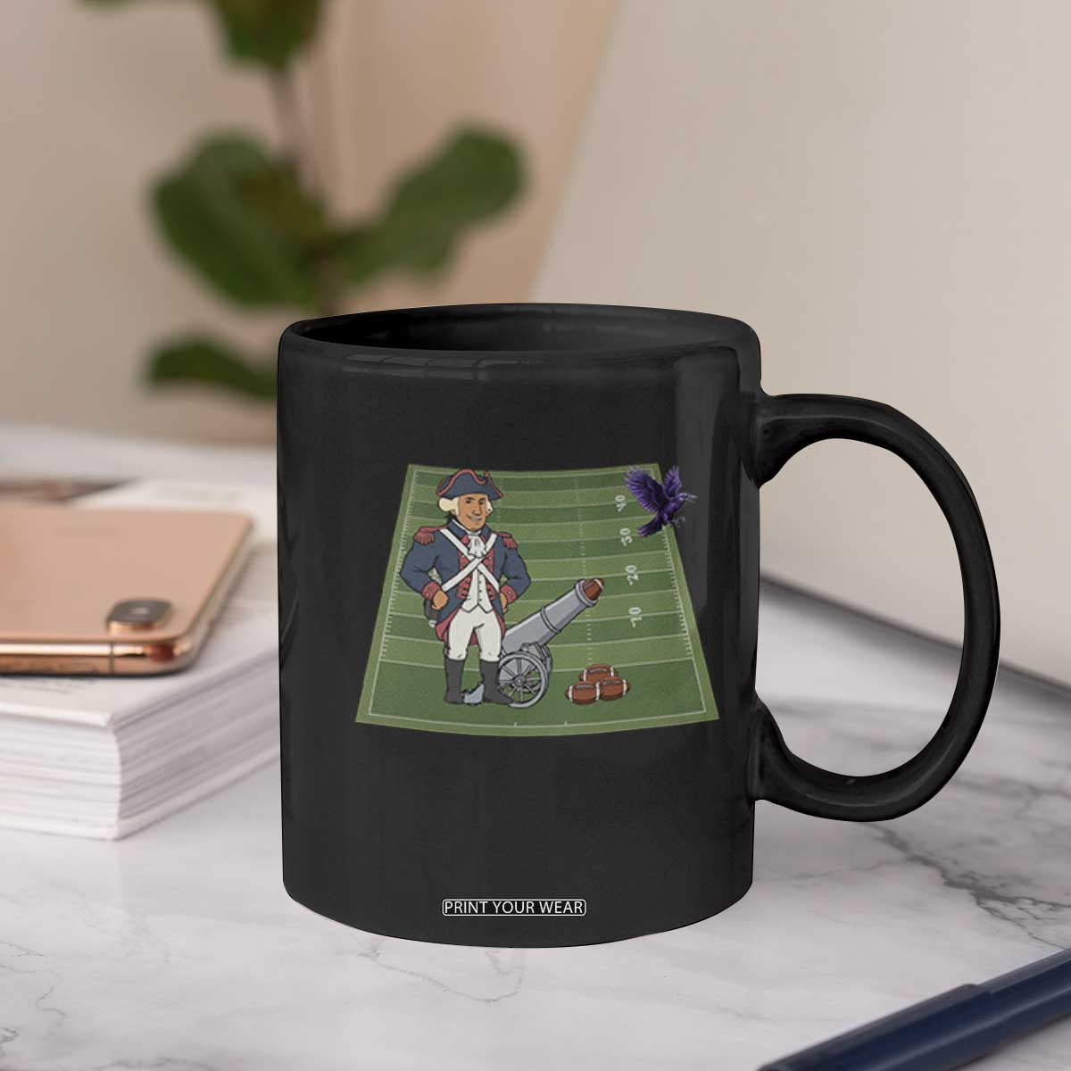 George Washington Vs The Purple Crow Rivalry Coffee Mug NE Football Gift TS12 Print Your Wear